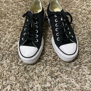 Converse low top Platform shoes